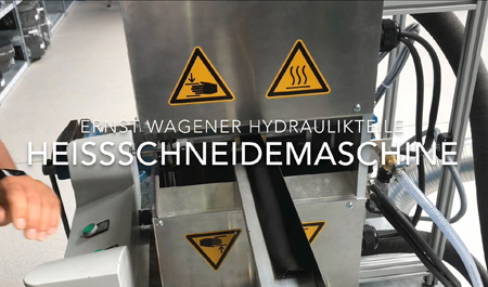 Neue Schneidemaschine