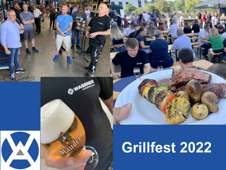 Szenen vom Grillfest bei Wagener Hydraulik